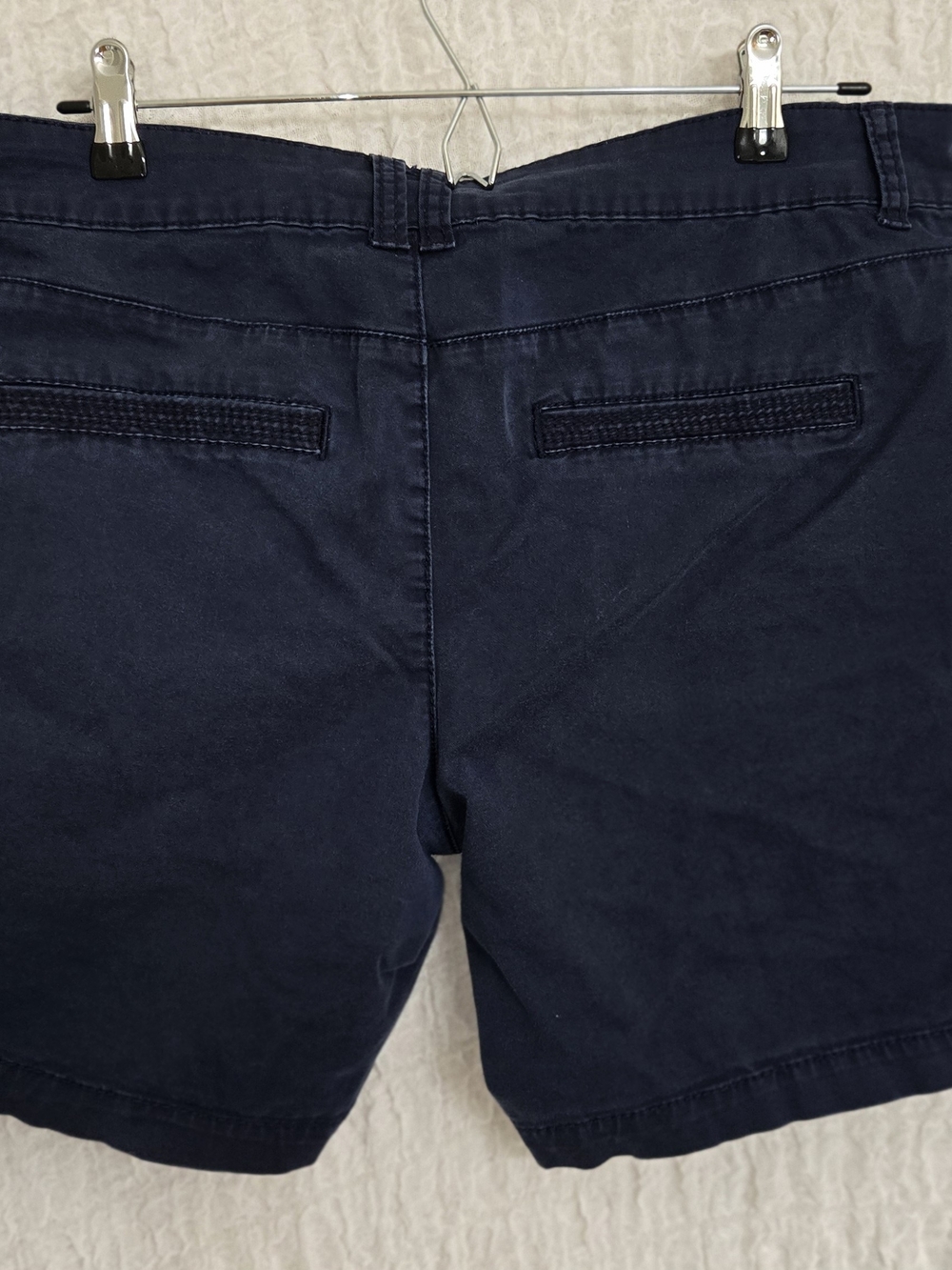 Maurice's Womens Navy Casual Shorts Sz 14 - Picture 3 of 4